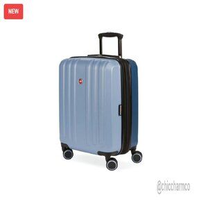 Hard Shell Carry-On Luggage with Spinner Wheels, Expandable Design